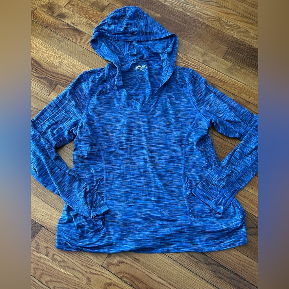 Kirkland Signature Space-Dye Performance Hoodie - Royal Blue, XL